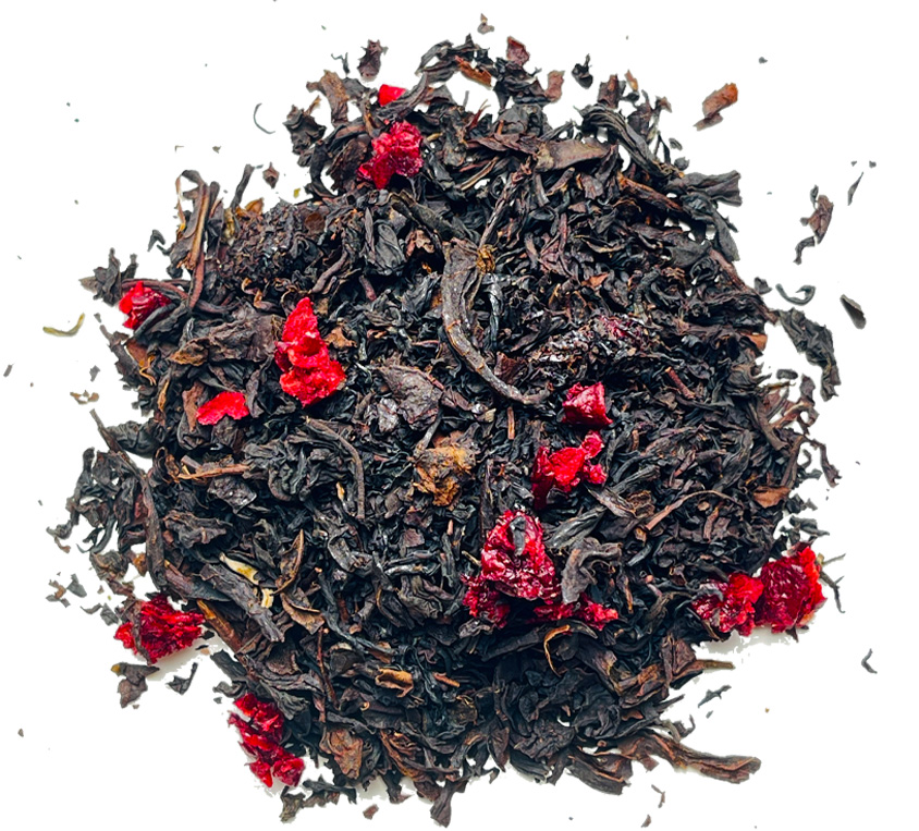 Cherry Black marki Leo Tea to wyjątkowa mieszanka czarnej herbaty, liofilizowanych kawałków wiśni i aromatu rumu. Dzięki bogatemu smakowi i intensywnemu aromatowi, napar ten oferuje niezapomniane doznania, które zadowolą nawet najbardziej wymagających koneserów herbaty. Idealna na spokojne wieczory oraz jako elegancki dodatek do spotkań towarzyskich.